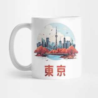 Tokyo's iconic skyline Mug